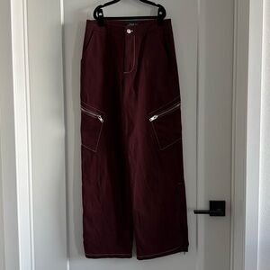 BY.DYLN Plum Vaeda Pants